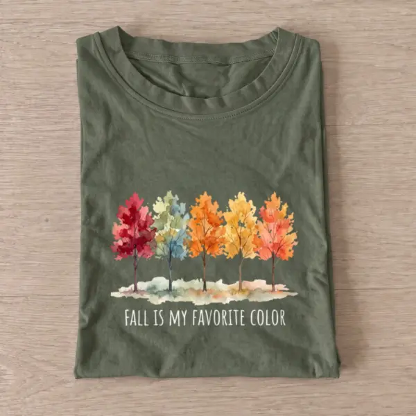 Fall favorite color t shirt olive20fall favorite color.webp