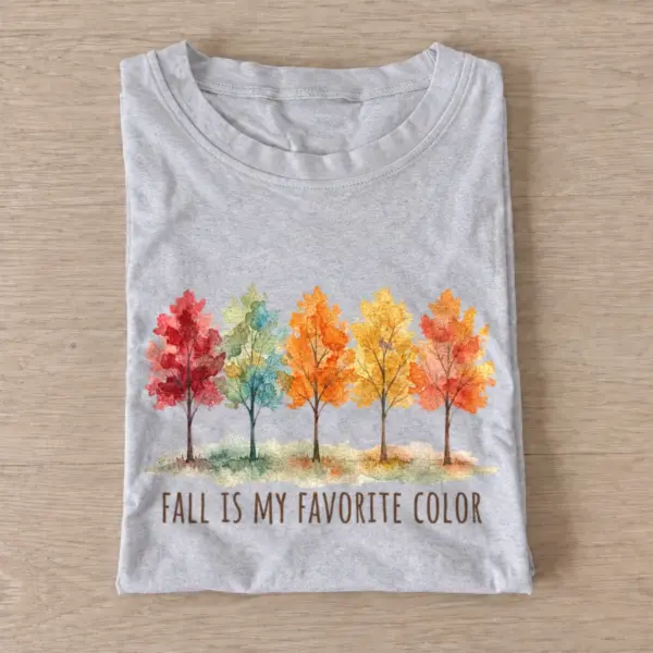 Fall is my favorite color t shirt gray20fall favorite color.webp