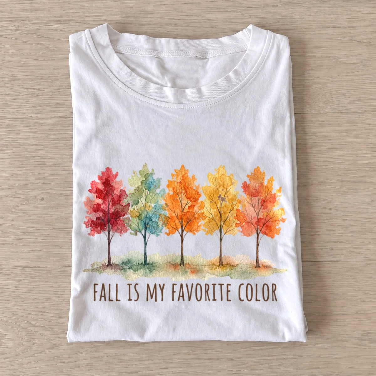 Fall is my favorite color t shirt white20fall favorite color.webp