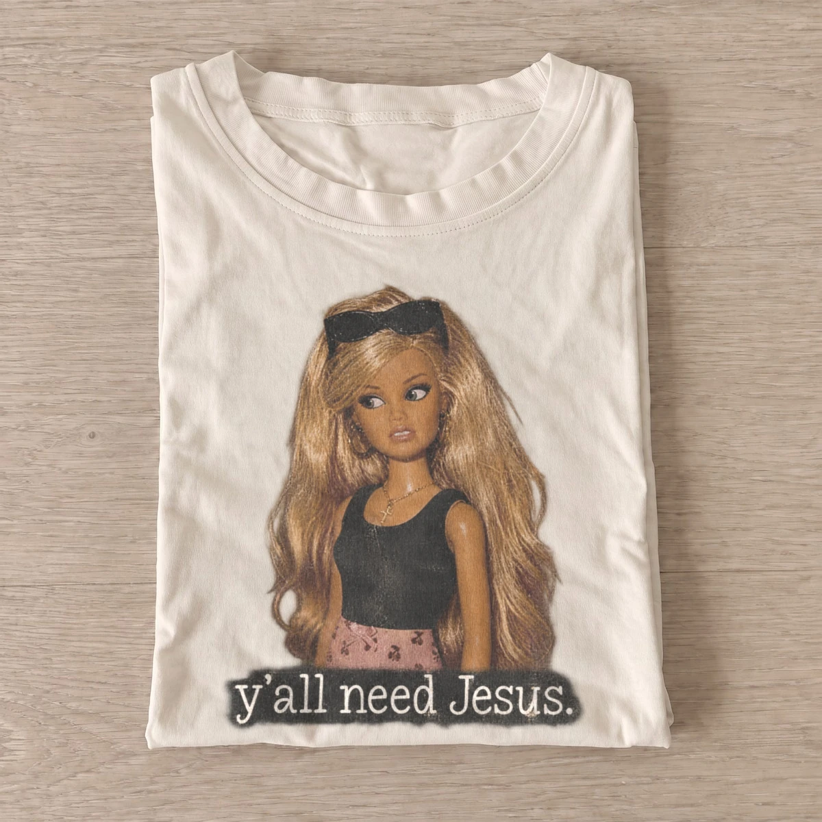 Fashion doll yall need jesus t shirt sand20fashion doll faith.webp