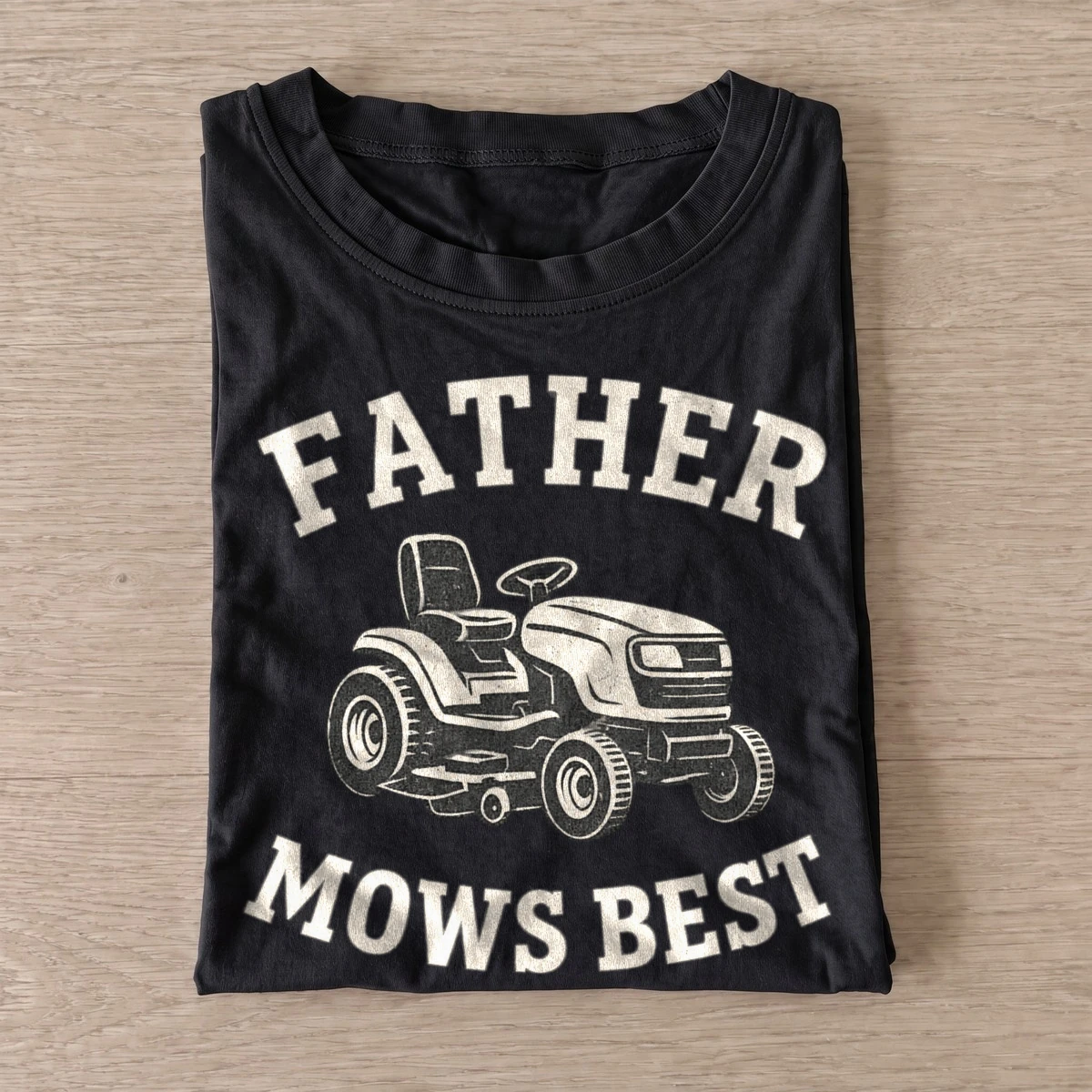 Father mows best lawn mower t shirt black20father mows best.webp
