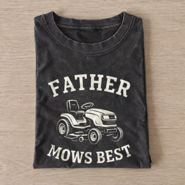 Father mows best vintage t shirt washed20black20father mows best.webp
