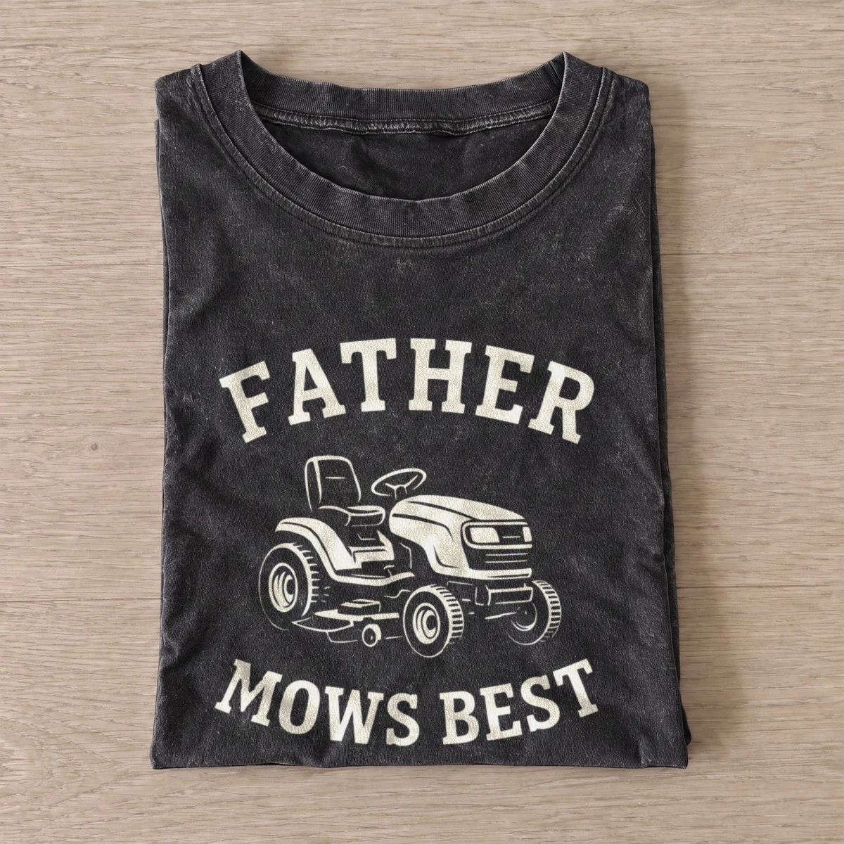 Father mows best vintage t shirt washed20black20father mows best.webp