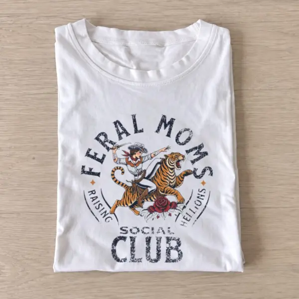 Feral mom social club t shirt white20feral mom social club.webp