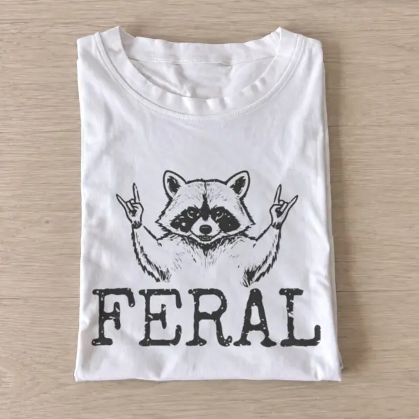 Feral raccoon graphic t shirt white20feral raccoon.webp