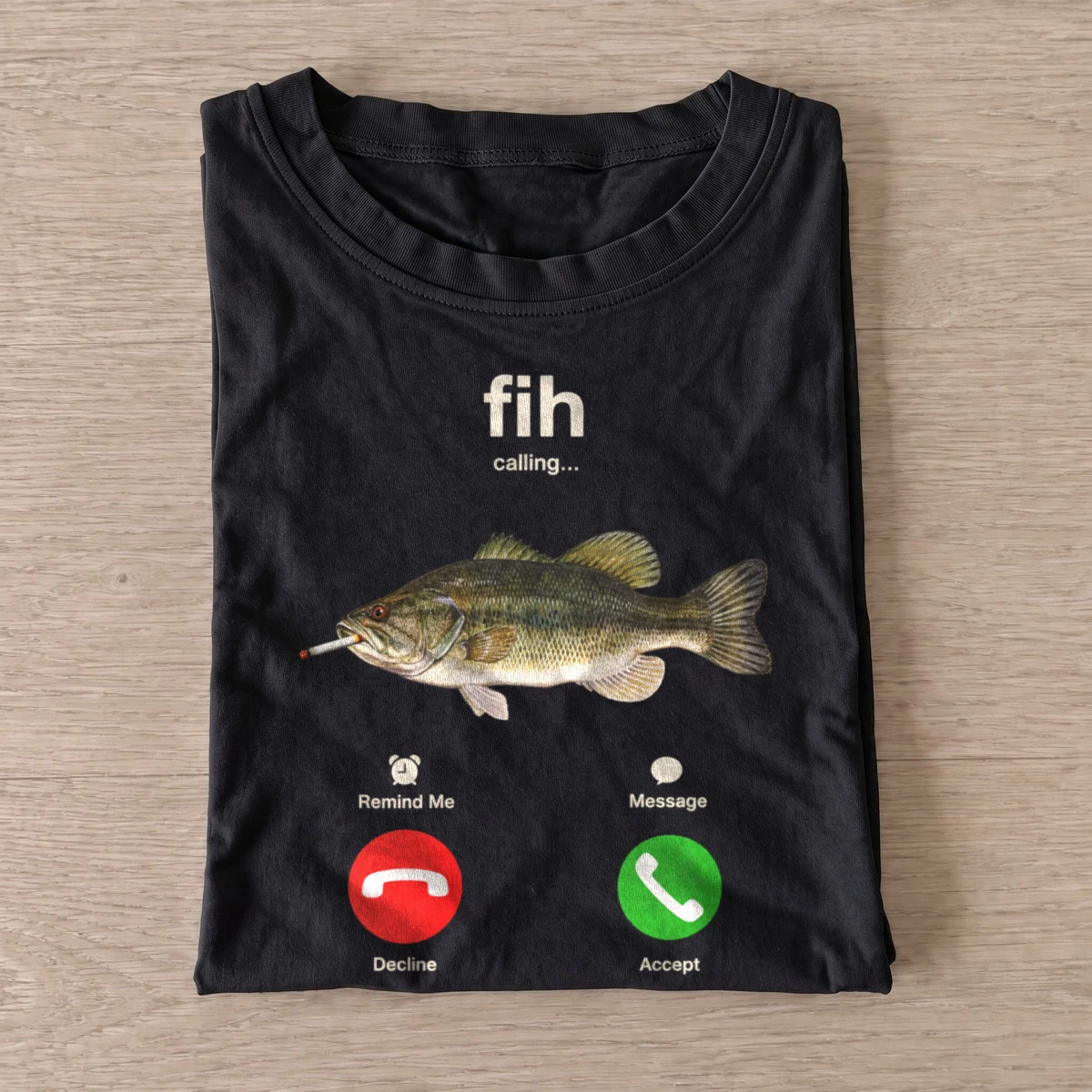 Fih Calling Fishing T-Shirt — graphic design