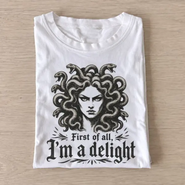 First of all im a delight medusa t shirt white20medusa delight.webp