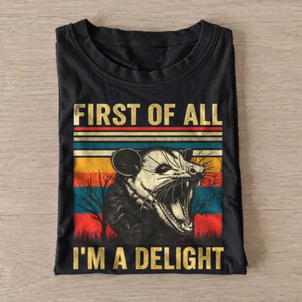 First of all im a delight opossum t shirt black20opossum delight.webp