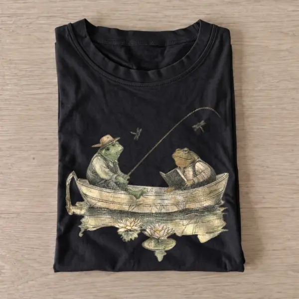 Fishing frog duo t shirt black20fishing frog duo.webp