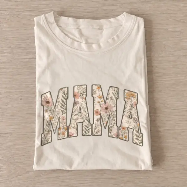 Floral mama graphic t shirt sand20floral mama.webp