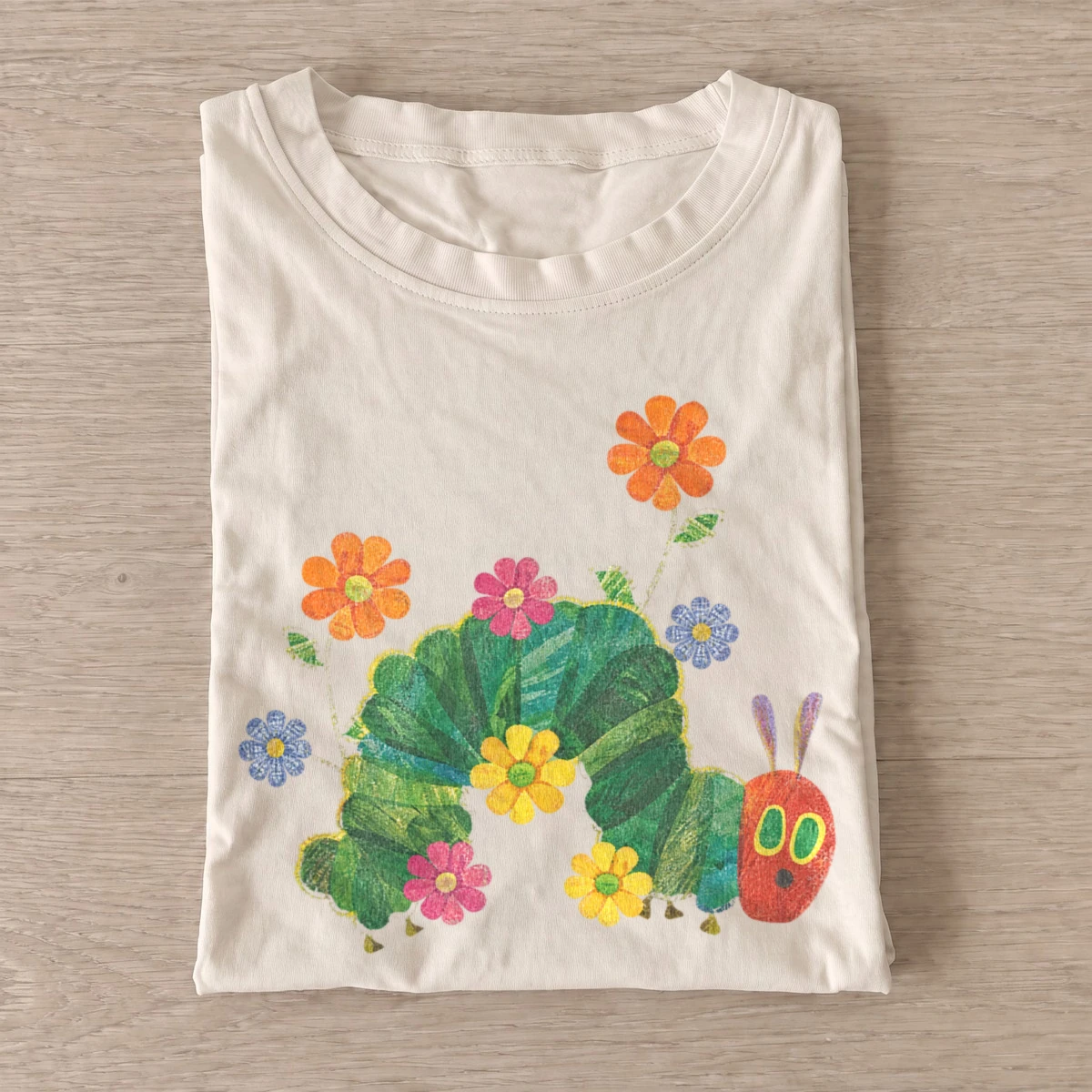 Flower caterpillar graphic t shirt sand20flower caterpillar.webp