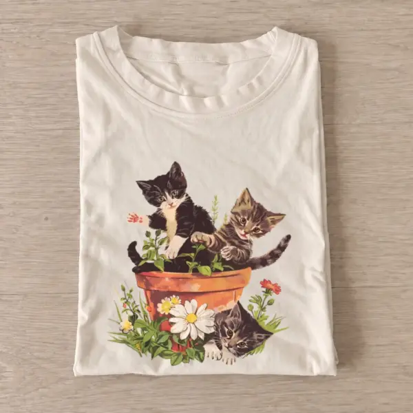 Flowerpot kittens t shirt sand20flowerpot kittens.webp