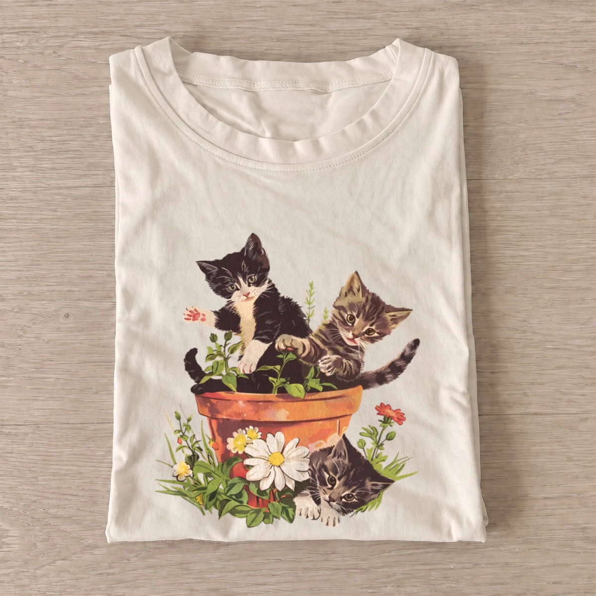 Flowerpot kittens t shirt sand20flowerpot kittens.webp