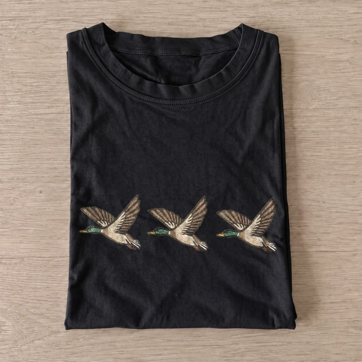 Flying duck trio t shirt black20flying duck trio.webp