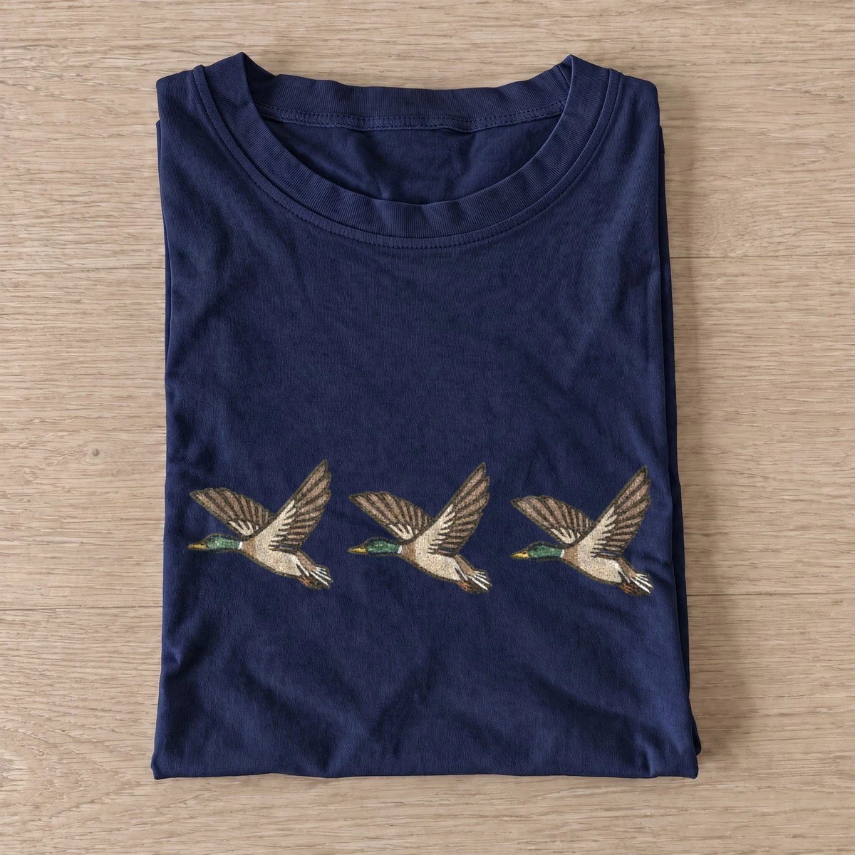 Flying duck trio t shirt navy20flying duck trio.webp