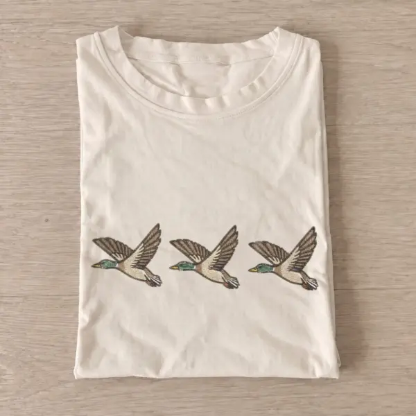 Flying duck trio t shirt sand20flying duck trio.webp