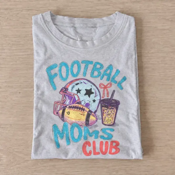 Football moms club graphic t shirt gray20football moms club.webp