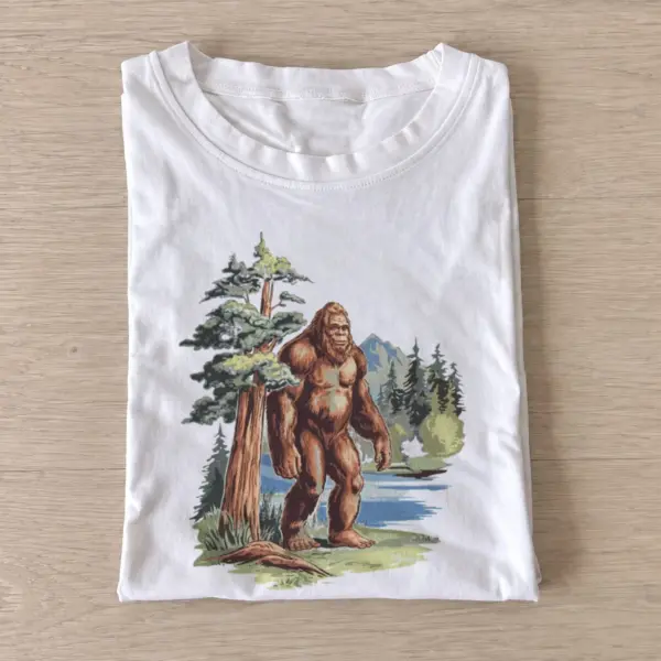 Forest bigfoot scene t shirt white20forest bigfoot scene.webp