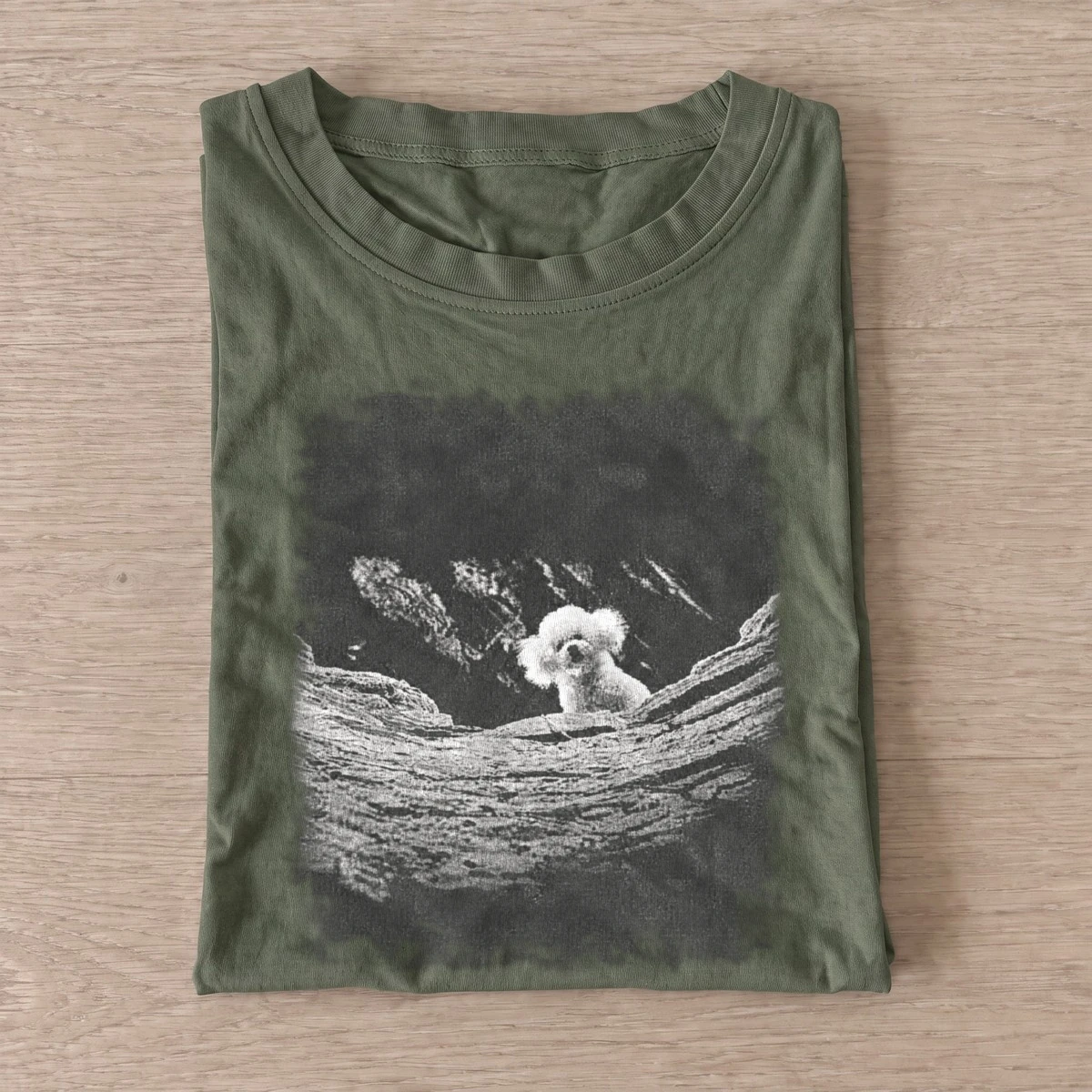 Forest chick t shirt olive20forest chick.webp