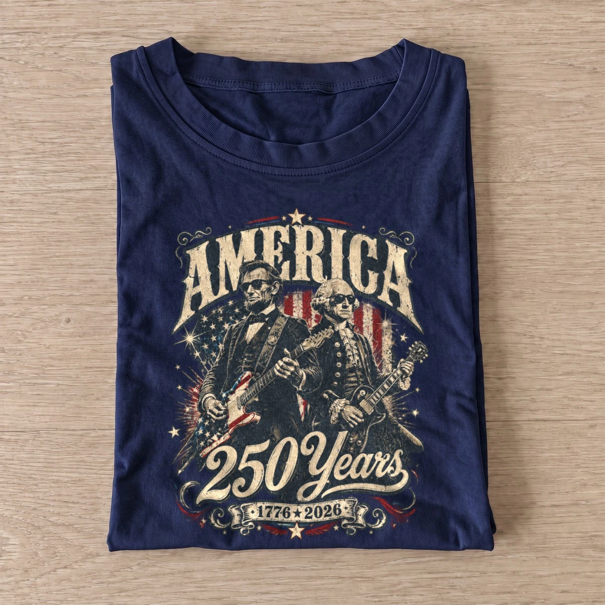 Founding fathers rock america 250 years t shirt navy20founding fathers rock.webp
