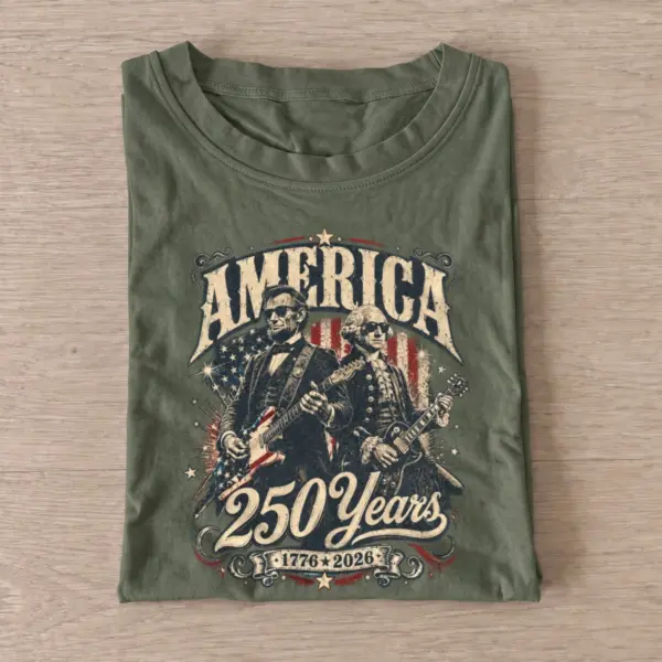 Founding fathers rock america 250 years t shirt olive20founding fathers rock.webp