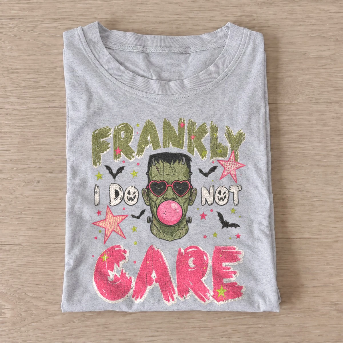 Frankly i do not care frankenstein t shirt gray20frankly dont care.webp