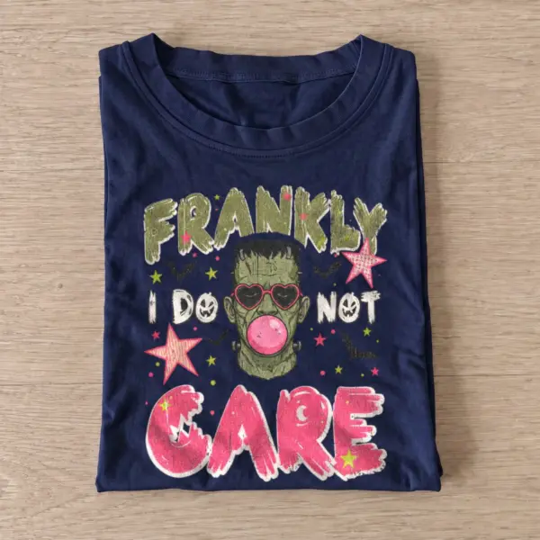 Frankly i do not care frankenstein t shirt navy20frankly dont care.webp