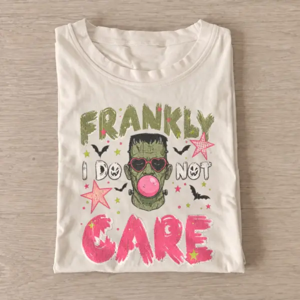 Frankly i do not care frankenstein t shirt sand20frankly dont care.webp