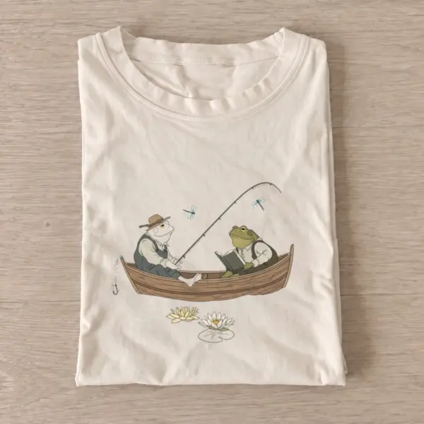 Frog fishing boat t shirt sand20frog fishing boat.webp