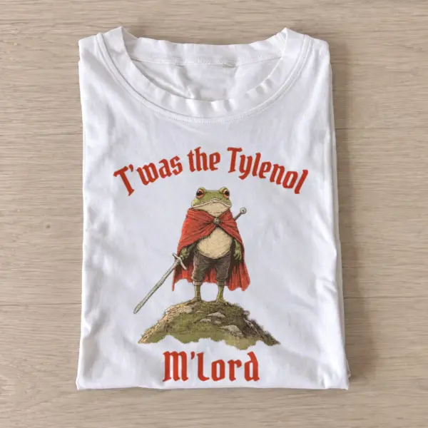 Frog knight twas the tylenol mlord t shirt white20frog knight confession.webp