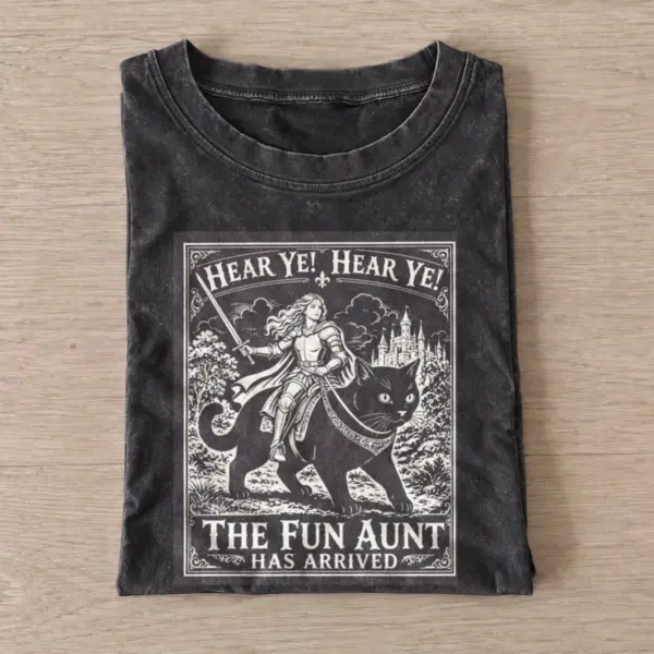 Fun aunt vintage t shirt washed20black20fun aunt.webp