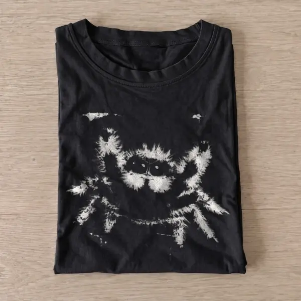 Fuzzy spider t shirt black20fuzzy spider.webp