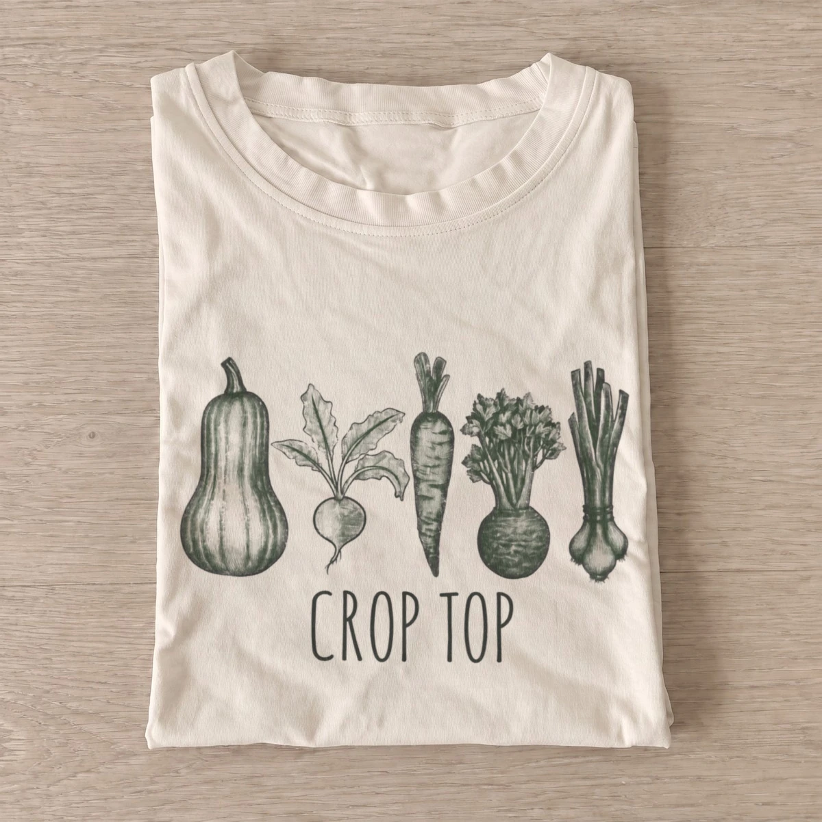 Garden vegetable crop top pun t shirt sand20crop top.webp