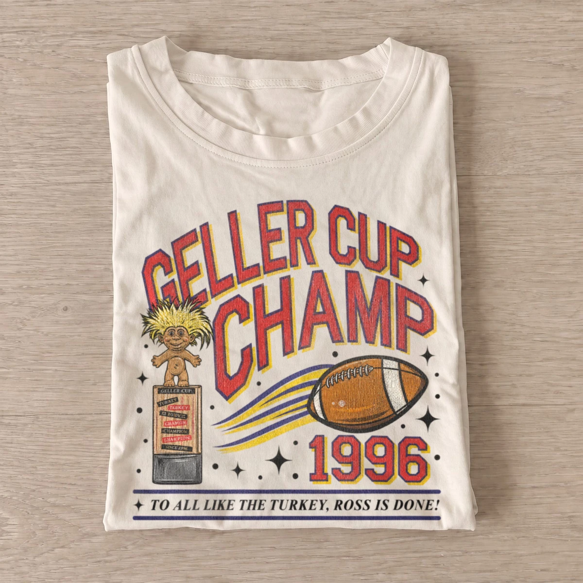 Geller cup champ 1996 football t shirt sand20family football champ.webp