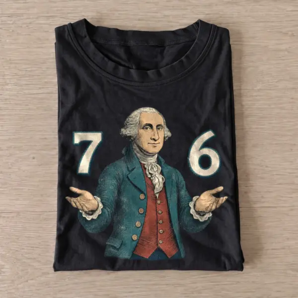 George washington 76 shrug t shirt black20seventy six shrug.webp