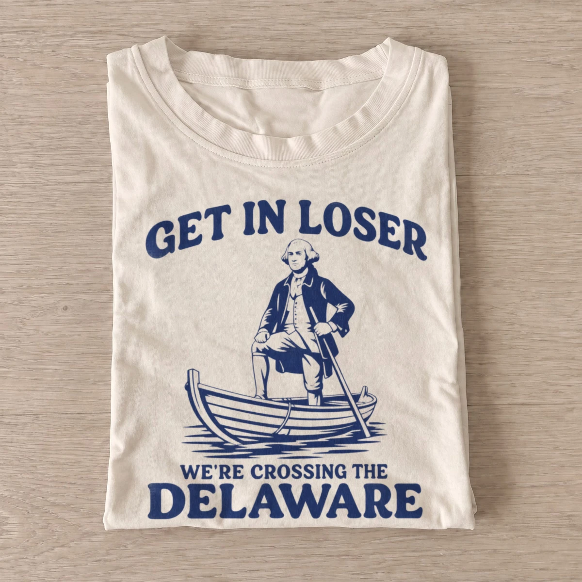 Get in loser were crossing the delaware t shirt sand20crossing delaware solo.webp