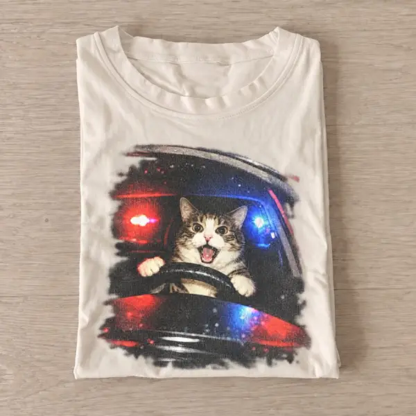 Getaway driver cat t shirt sand20getaway driver cat.webp
