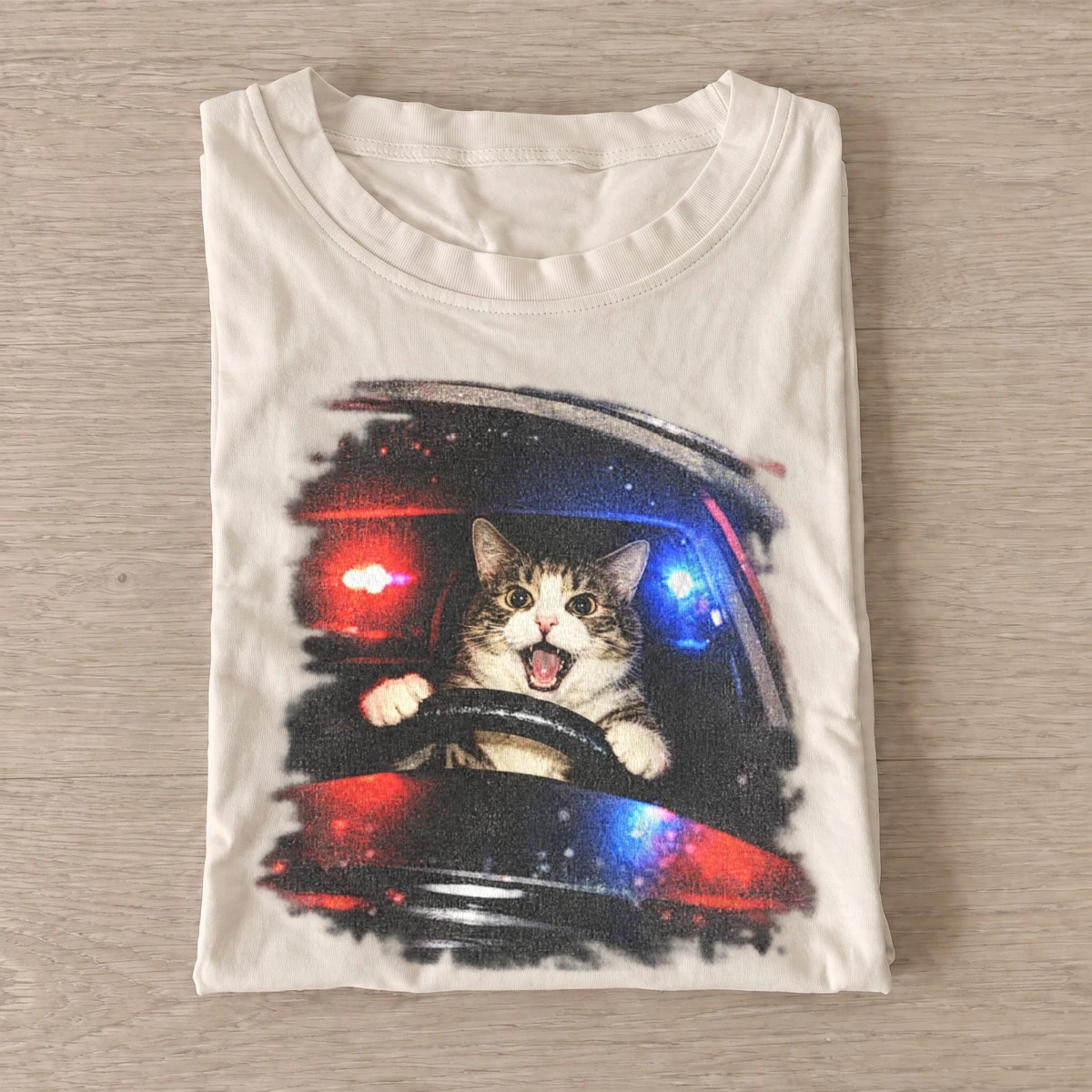 Getaway driver cat t shirt sand20getaway driver cat.webp
