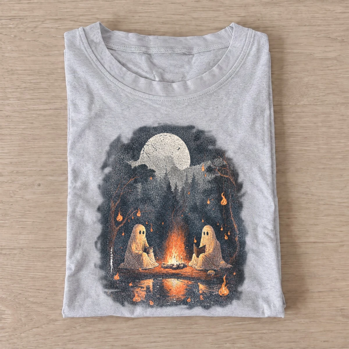 Ghost campfire t shirt gray20ghost campfire.webp