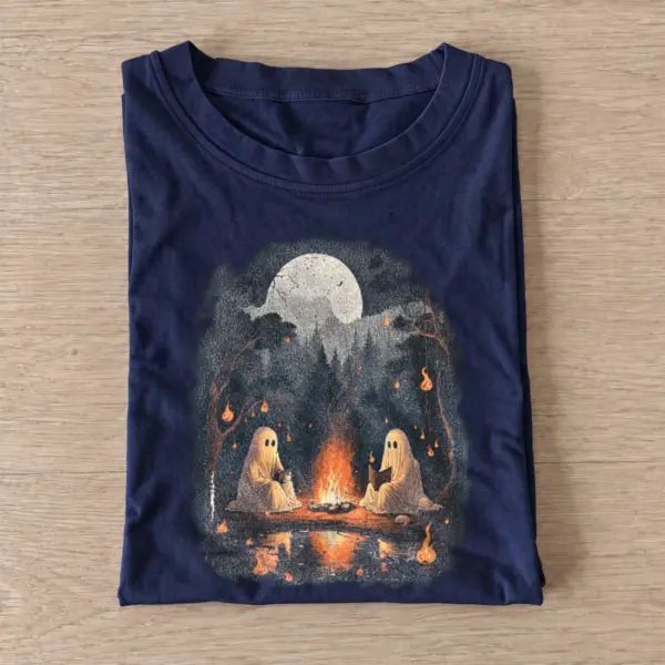 Ghost campfire t shirt navy20ghost campfire.webp
