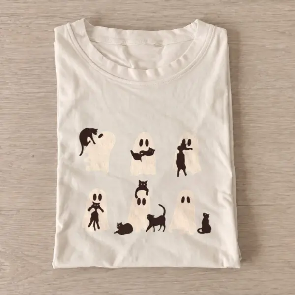 Ghost cat companions t shirt sand20ghost cat companions.webp