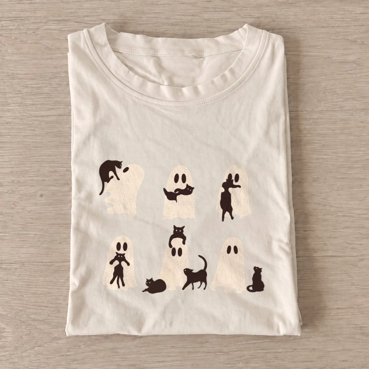 Ghost cat companions t shirt sand20ghost cat companions.webp