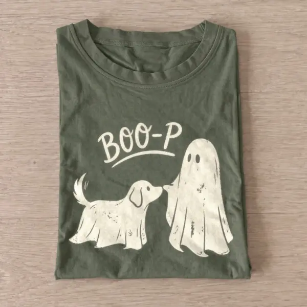 Ghost puppy boo p t shirt olive20ghost puppy boop.webp