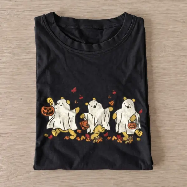 Ghost trick or treaters t shirt black20ghost trick or treaters.webp