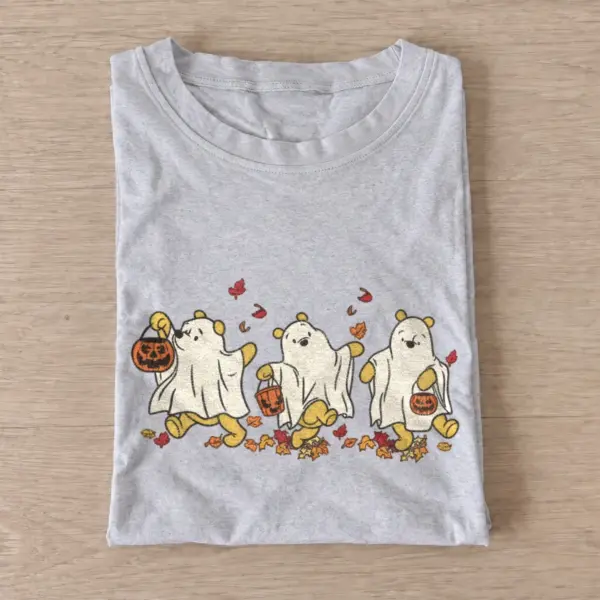 Ghost trick or treaters t shirt gray20ghost trick or treaters.webp