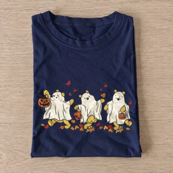 Ghost trick or treaters t shirt navy20ghost trick or treaters.webp