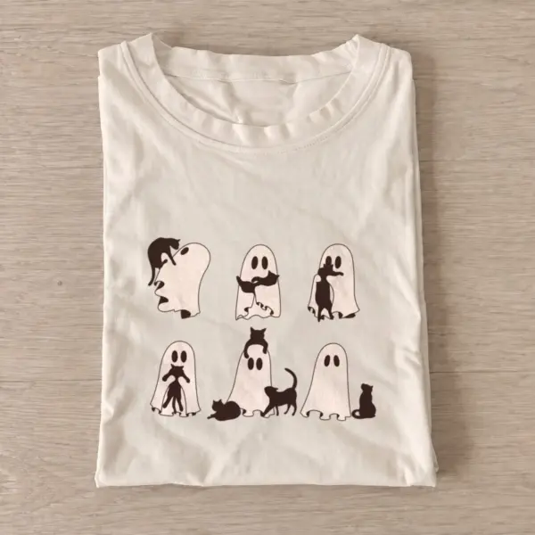 Ghosts and cats t shirt sand20ghosts and cats.webp