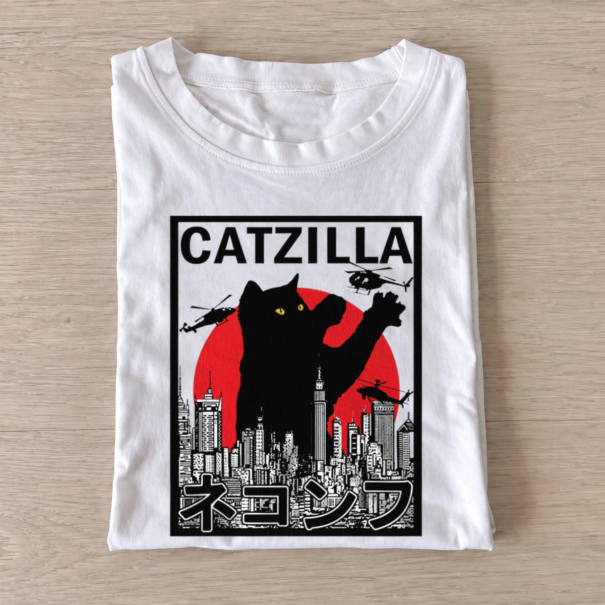 Giant city cat t shirt white20giant city cat.webp