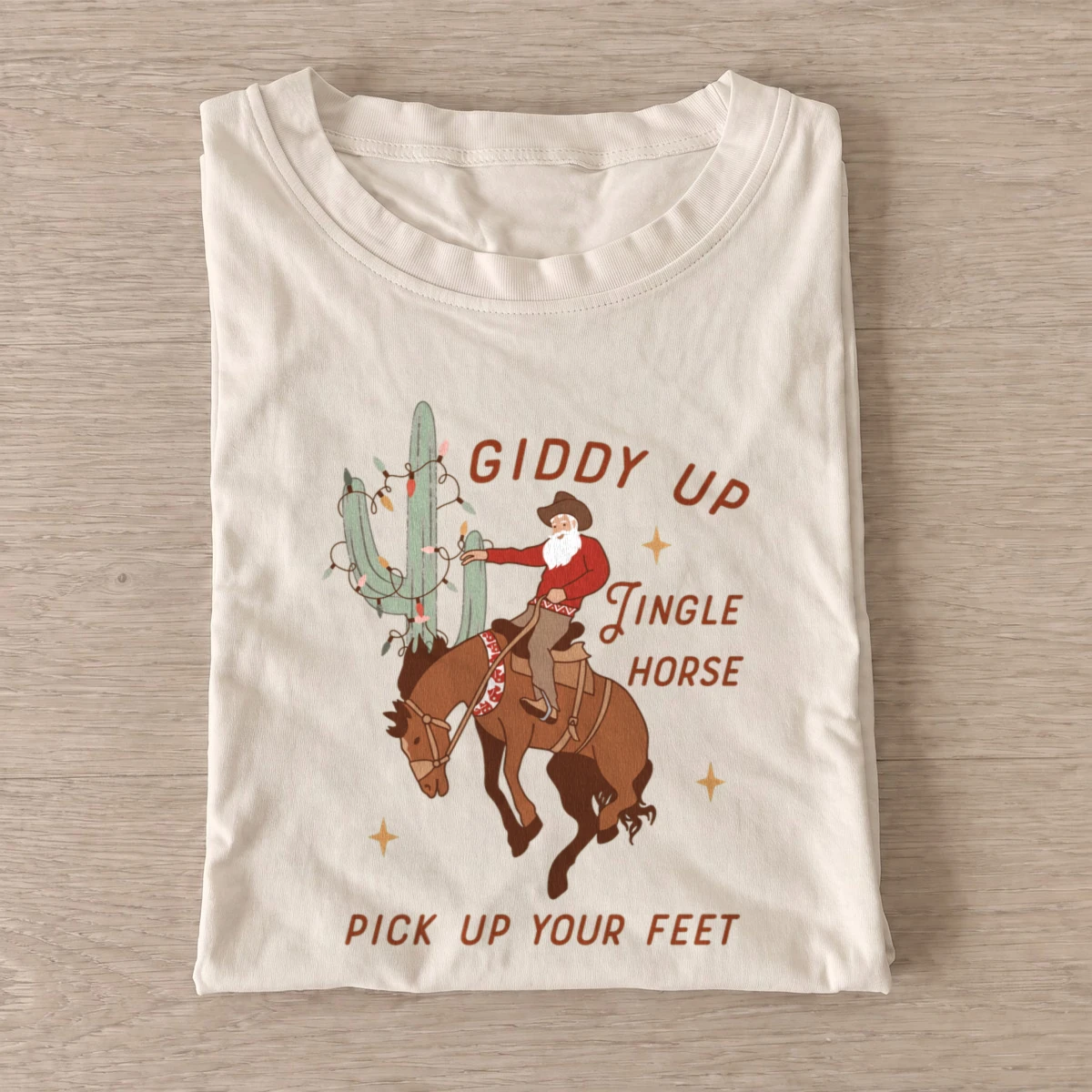 Giddy up jingle horse t shirt sand20giddy up jingle horse.webp