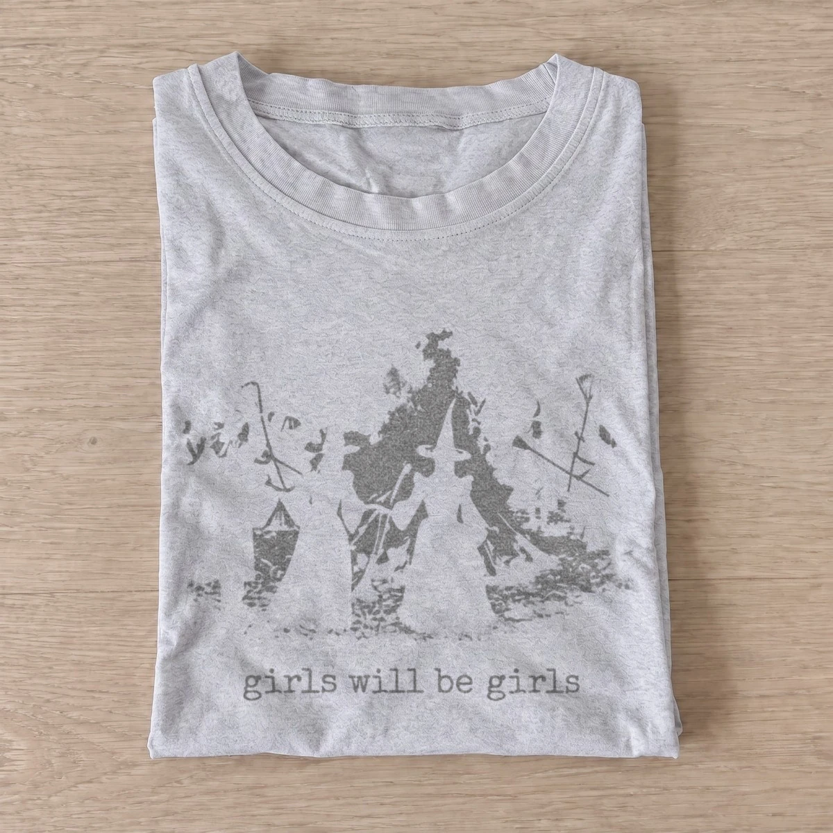 Girls will be girls witch gathering t shirt gray20witch girl gathering.webp
